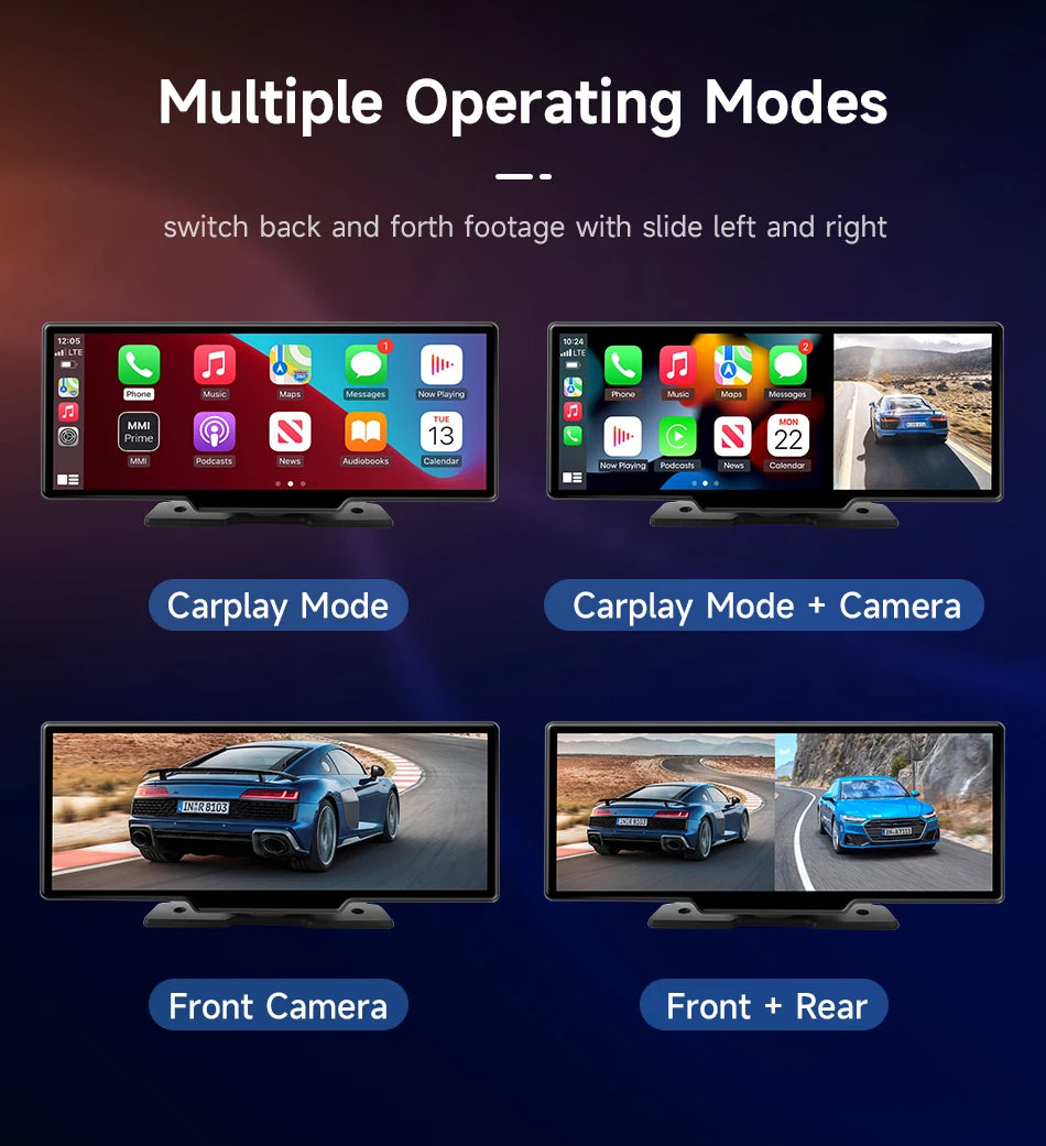 CarSync Premium™ 10.26-Inch Wireless CarPlay System