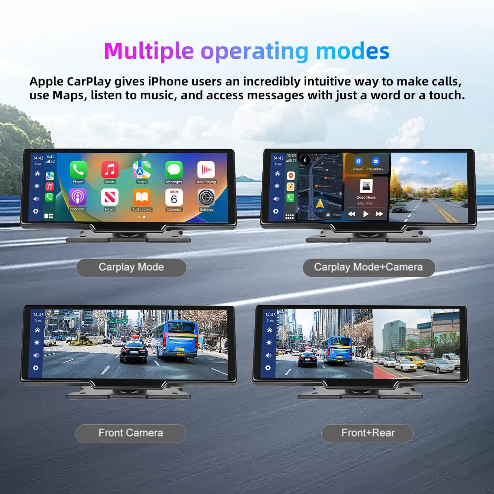 Carsync Box CarSync Central's Premium 10.26-Inch Wireless CarPlay System ...